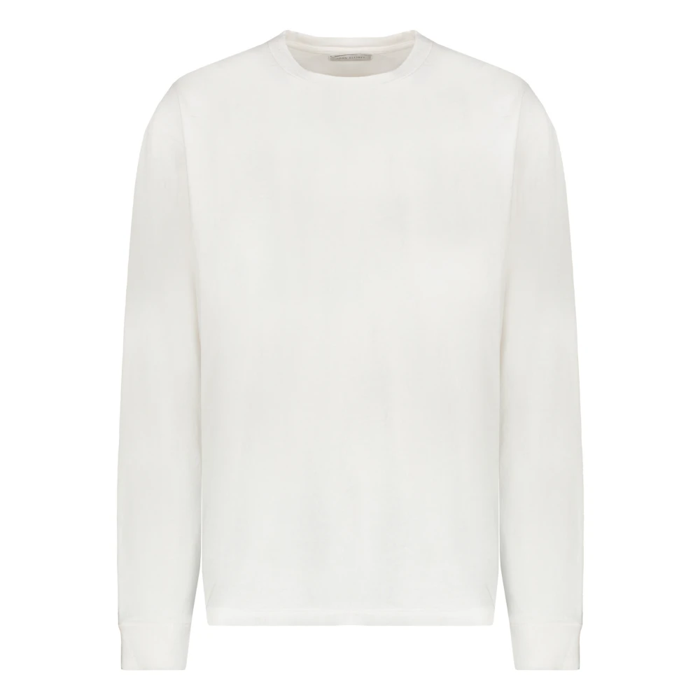 John Elliott Geribbeld Katoenen T-shirt White Heren