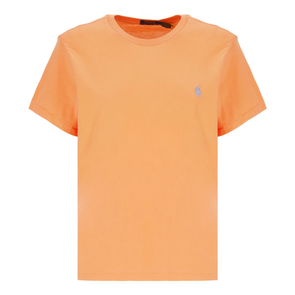 Ralph Lauren Katoenen T-shirt Orange Dames