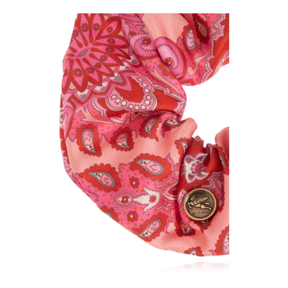ETRO Zijden haar scrunchie Pink Dames