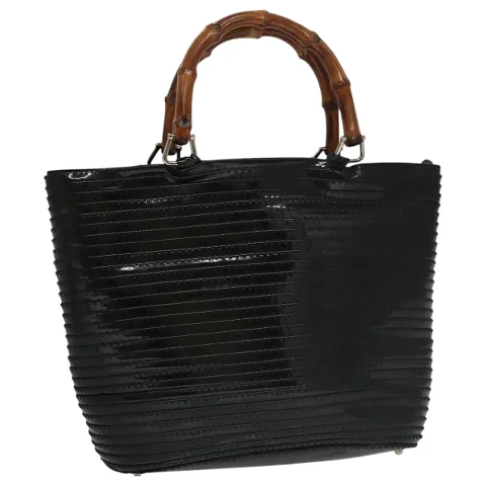 Gucci Vintage Pre-owned Leather handbags Black Dames