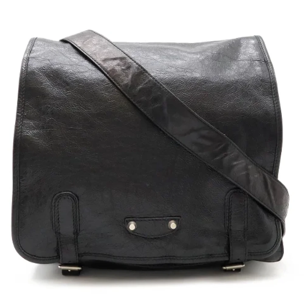Balenciaga Vintage Pre-owned Leather balenciaga-bags Black Dames
