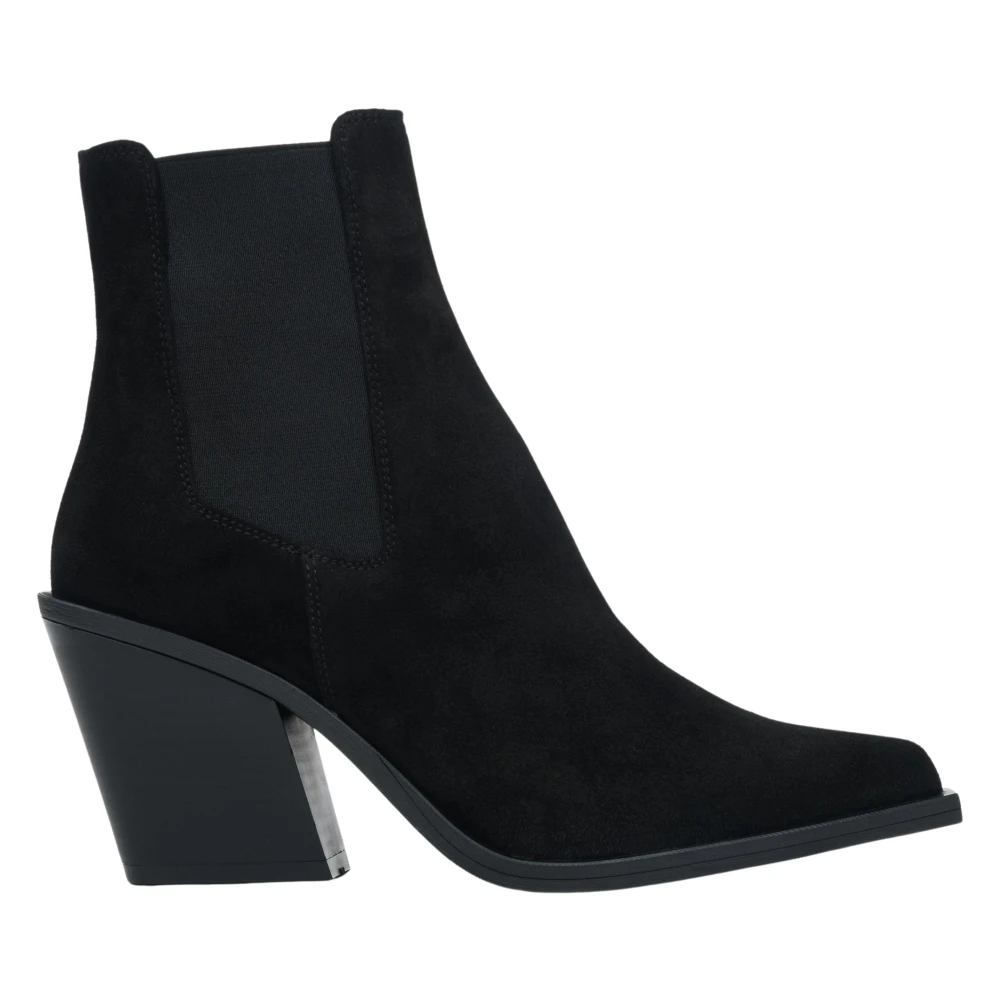 Estro Black Cowboy & Biker Boots, Female, 7 Uk, Cowboy Boots