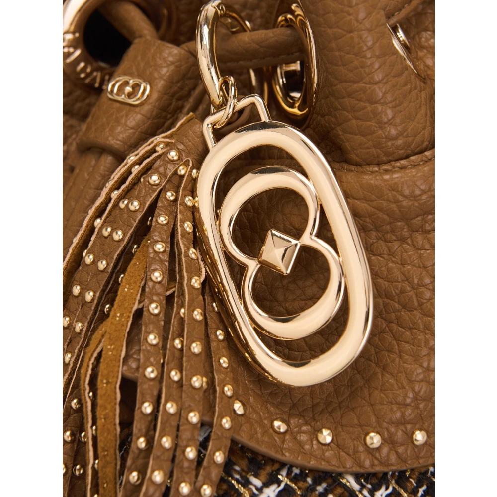 La Carrie Bruine leren emmer tas Frou Brown Dames