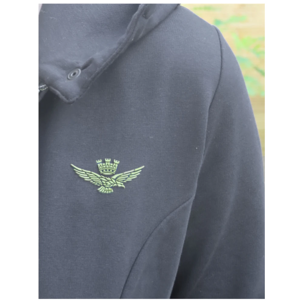 aeronautica militare Capuchon Jumpsuit in Katoen Elastane Black Dames