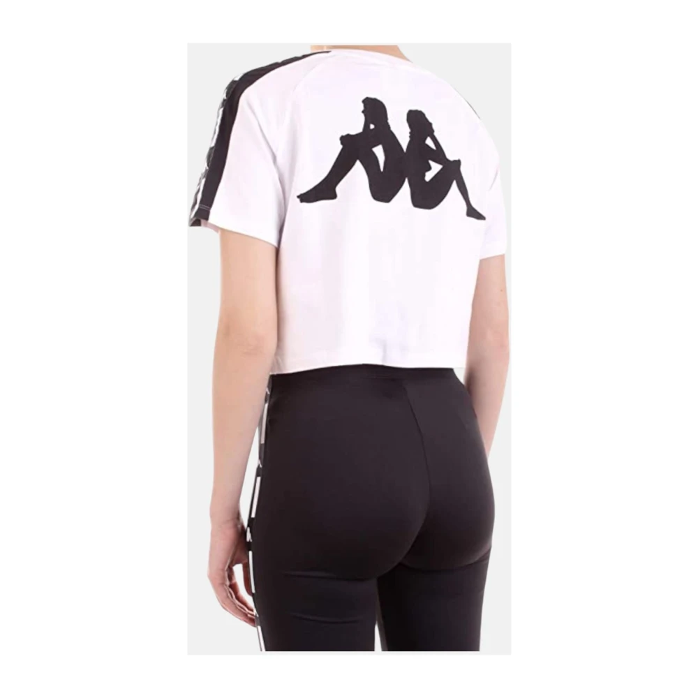 Kappa Korte Mouw T-shirt White Dames