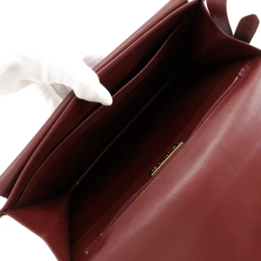 Cartier Vintage Pre-owned Leather shoulder-bags Brown Dames