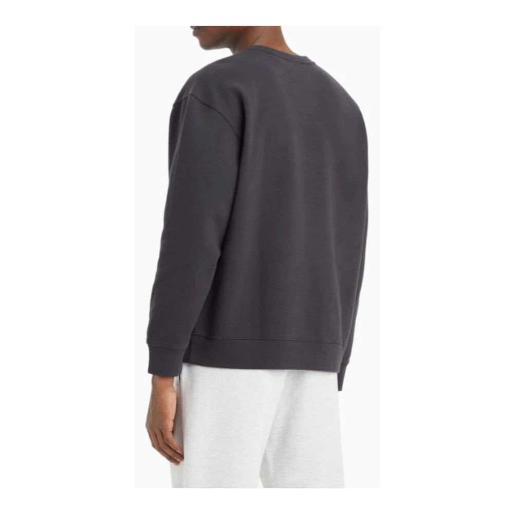 Levi's Mannen Grafische Sweater met Ronde Hals Black Heren