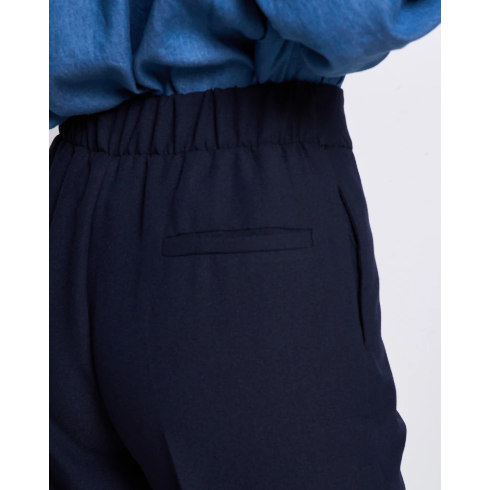Silvian Heach Slim Fit Cigarette Pants Blue Dames