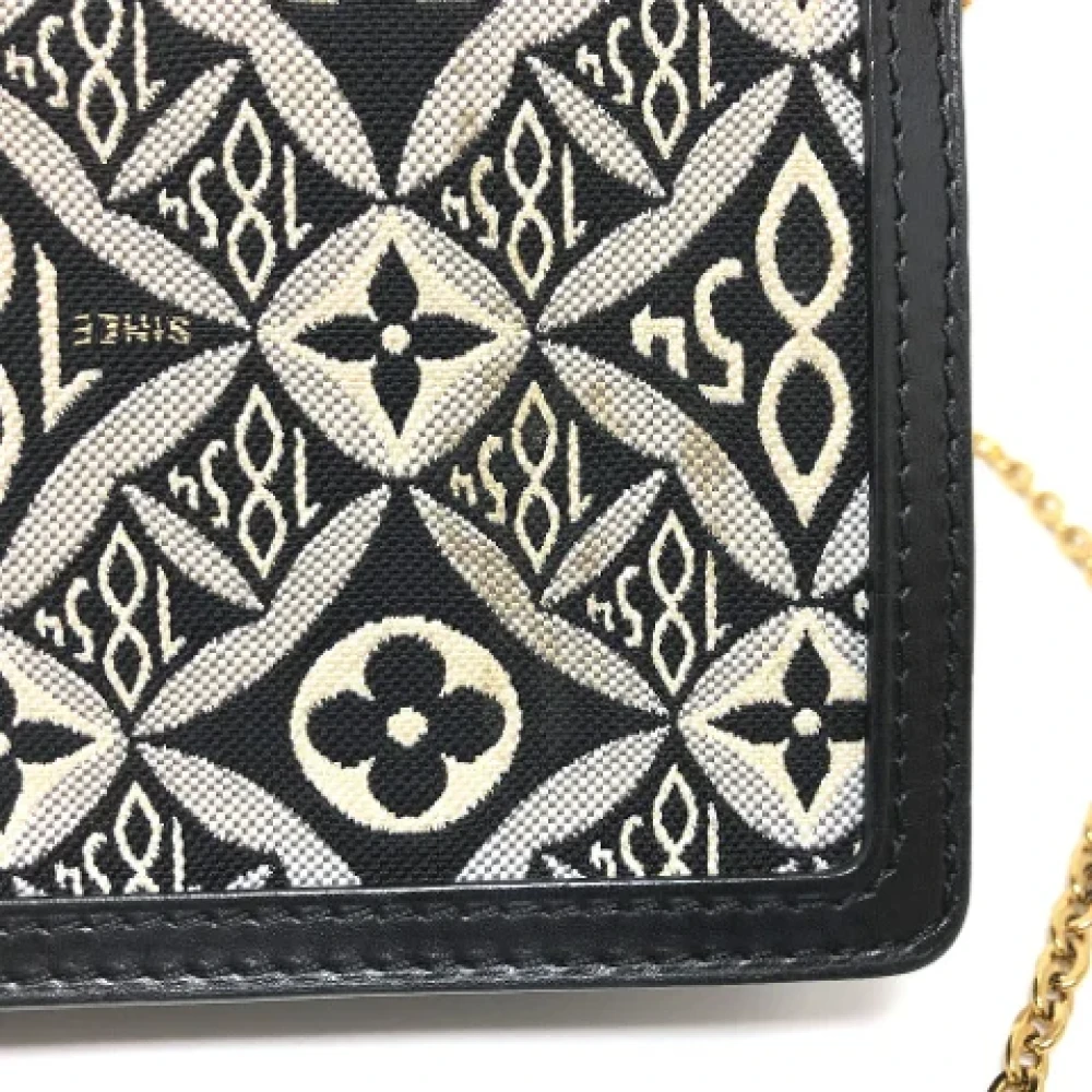 Louis Vuitton Vintage Pre-owned Cotton louis-vuitton-bags Blue Dames