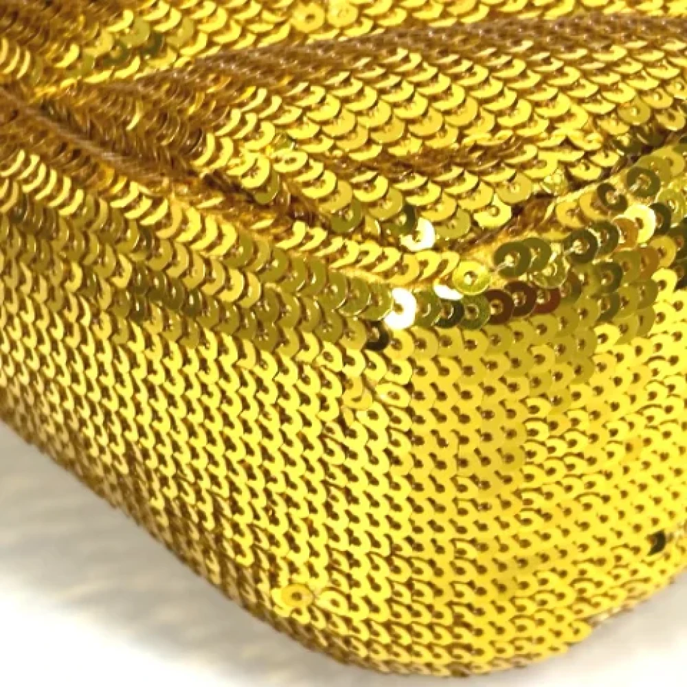 Gucci Vintage Pre-owned Fabric gucci-bags Yellow Dames