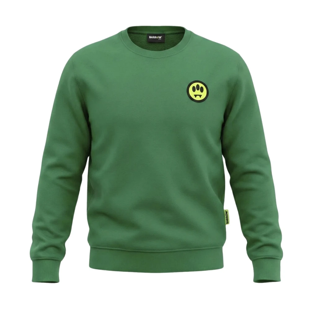 Barrow Boys Green Felpa Basic Crewneck - Kids Sweatshirts - 8 Y - Kids