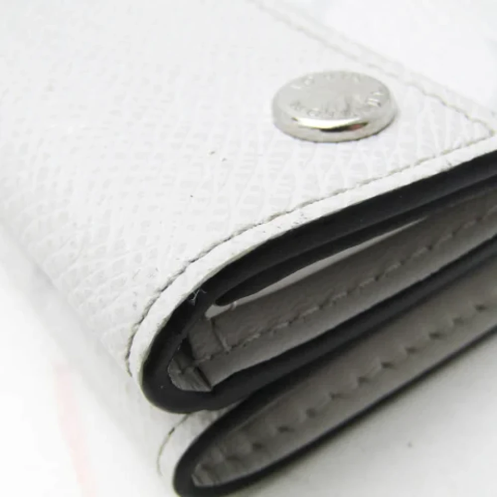 Louis Vuitton Vintage Pre-owned Leather wallets White Heren