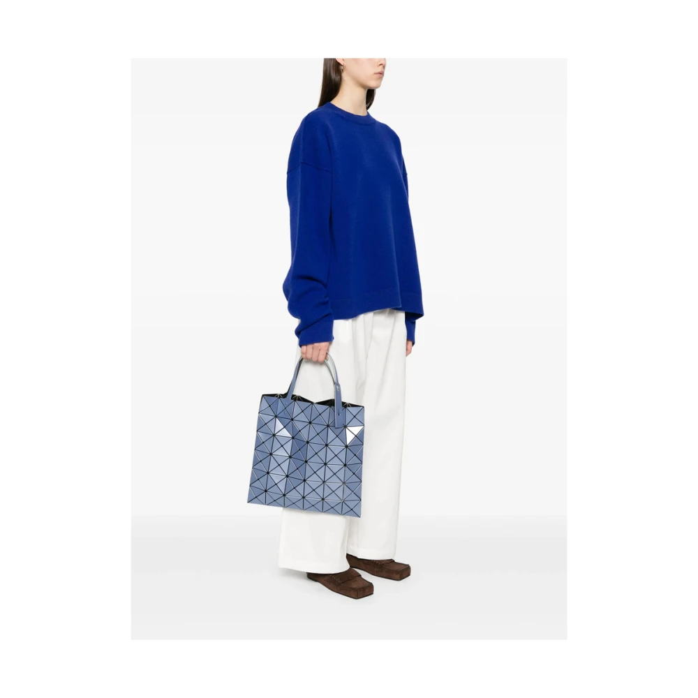 Issey Miyake Teal Blue Afneembare Schoudertas Blue Dames