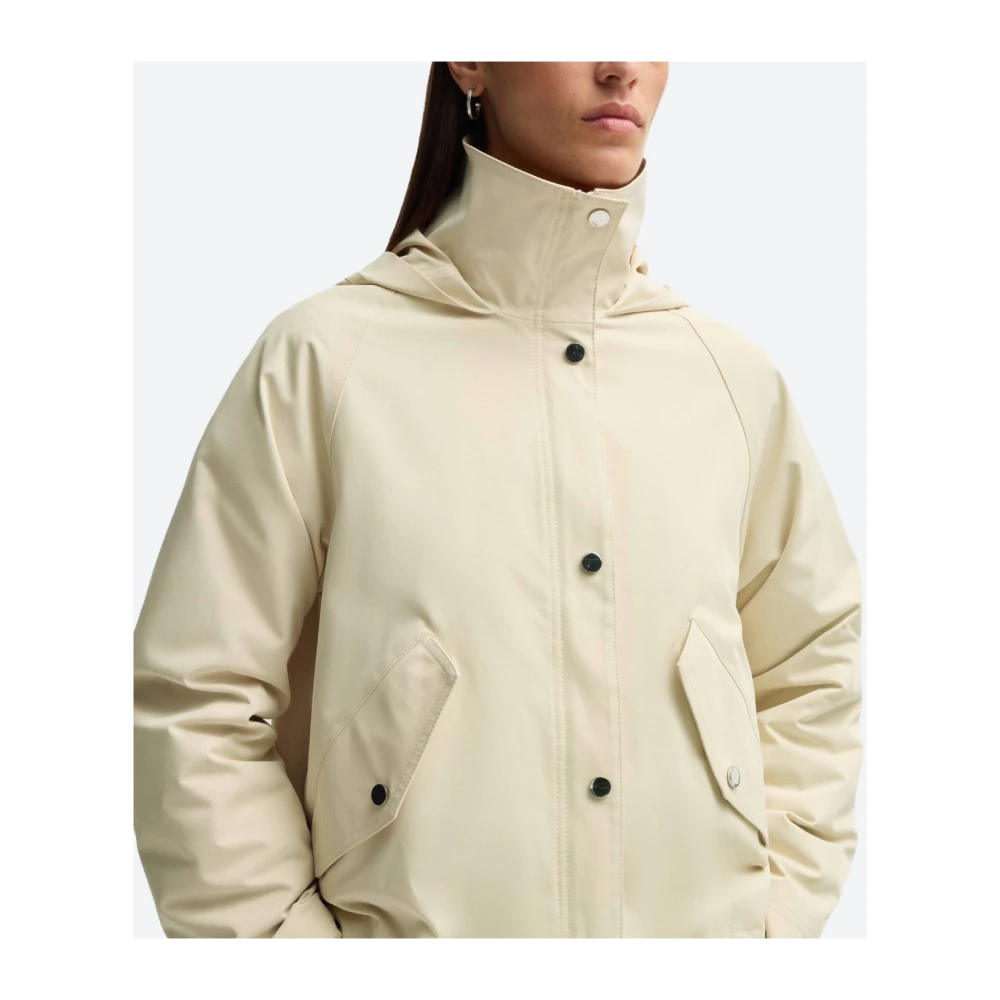 Hugo Boss Parka met capuchon Beige Dames