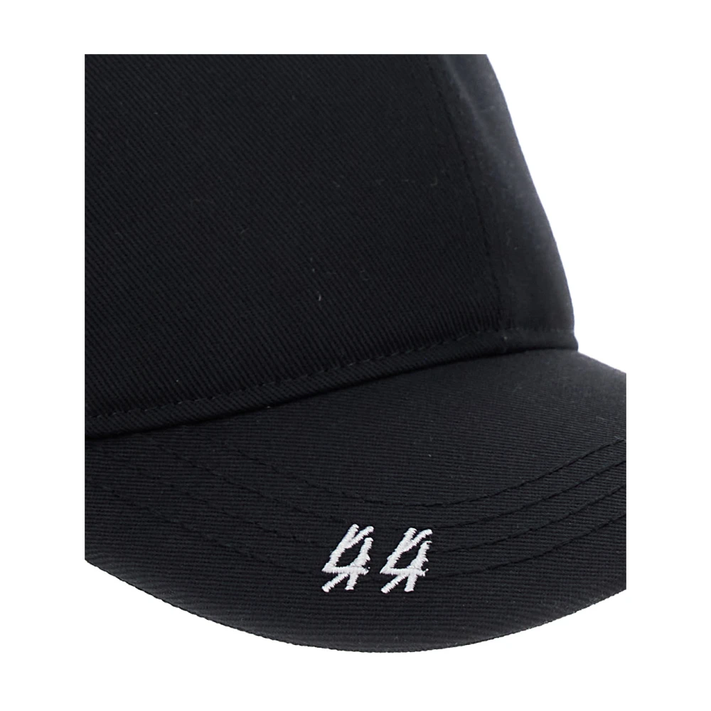 44 Label Group Zwarte Baseballpet met Logodetail Black Heren