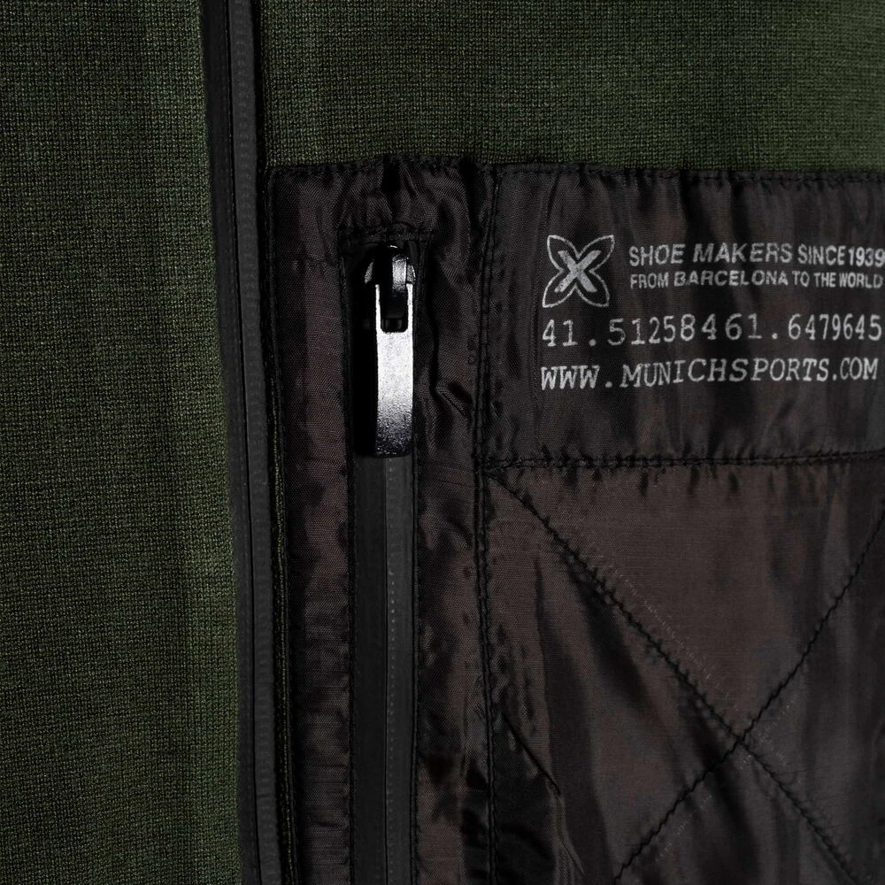 Munich Sportieve rits capuchonvest Green Heren