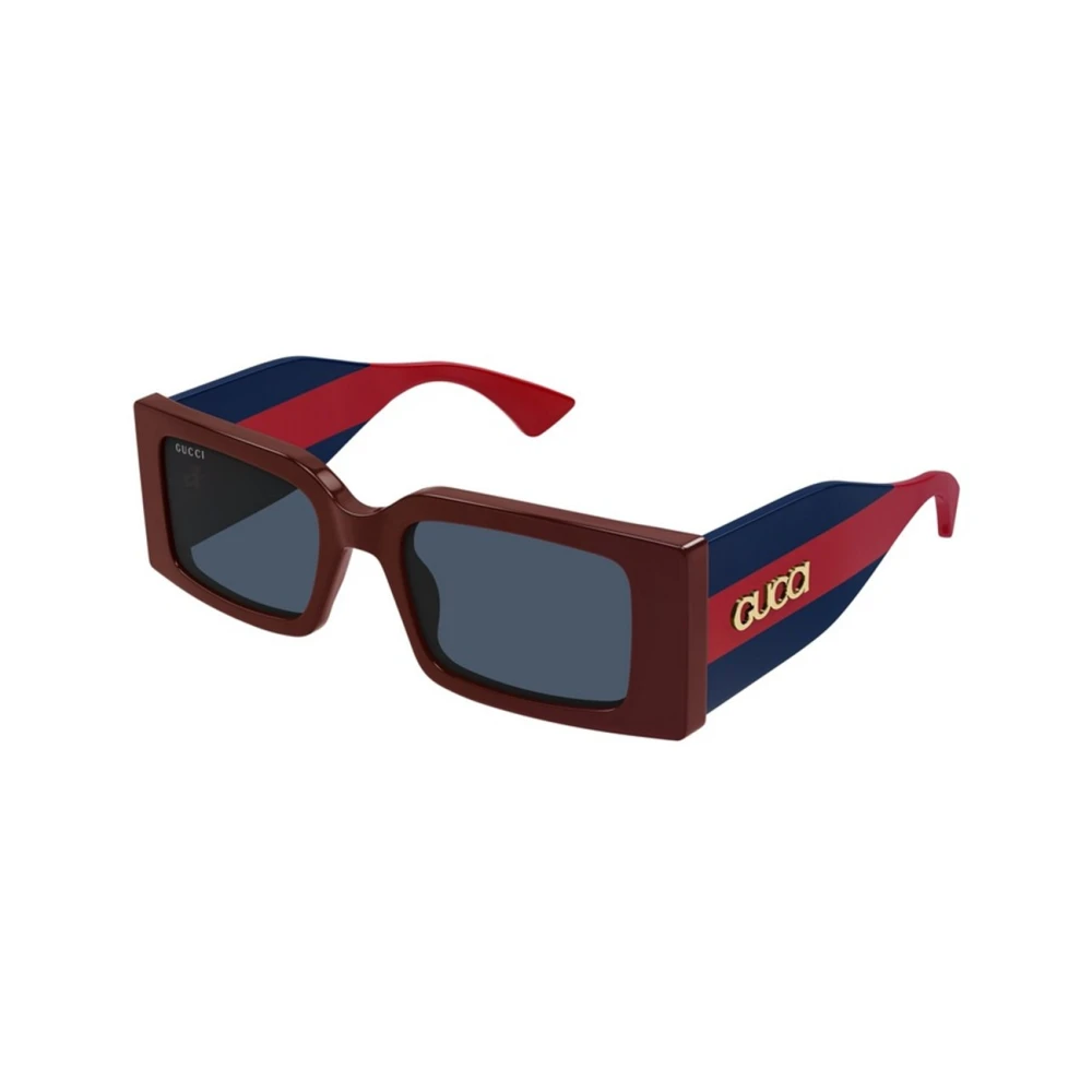 Gucci Women's Red Sunglasses, 52 Mm, Authentic Stylish Glasses With Premium Quality