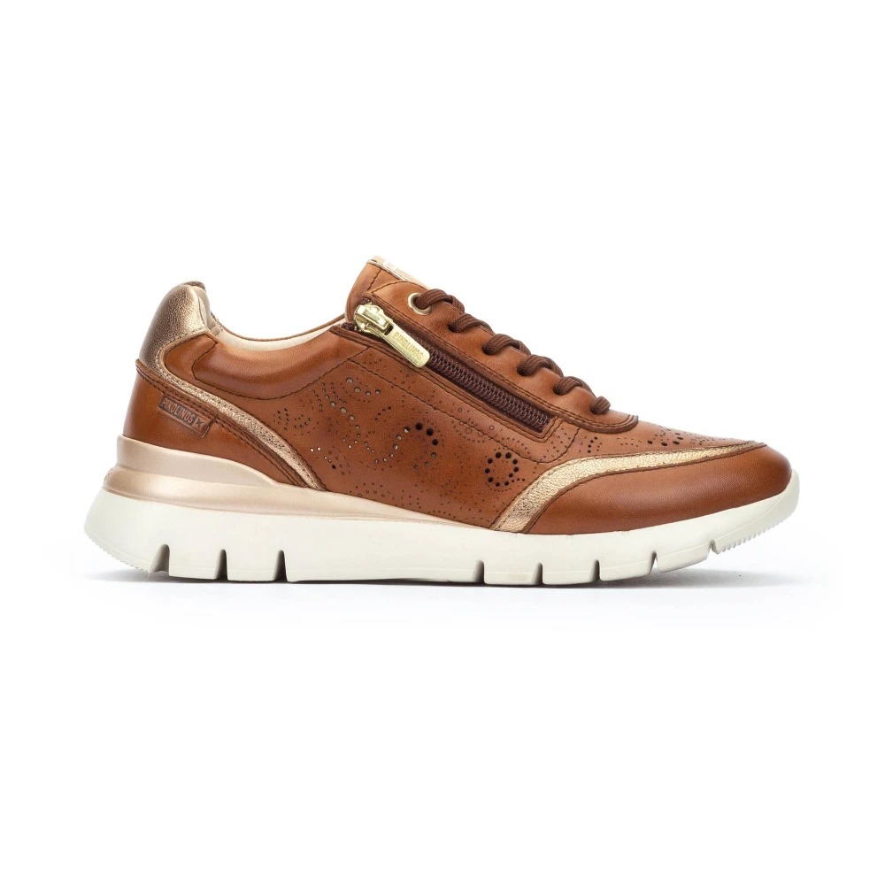 Pikolinos Cantabria Lace-Zip Sneaker Dames Schoenen Bruin