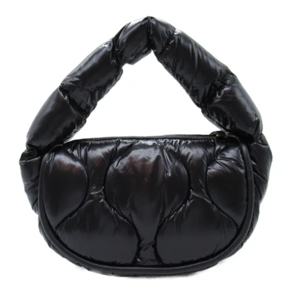 Moncler Pre-owned Fabric shoulder-bags Black Dames