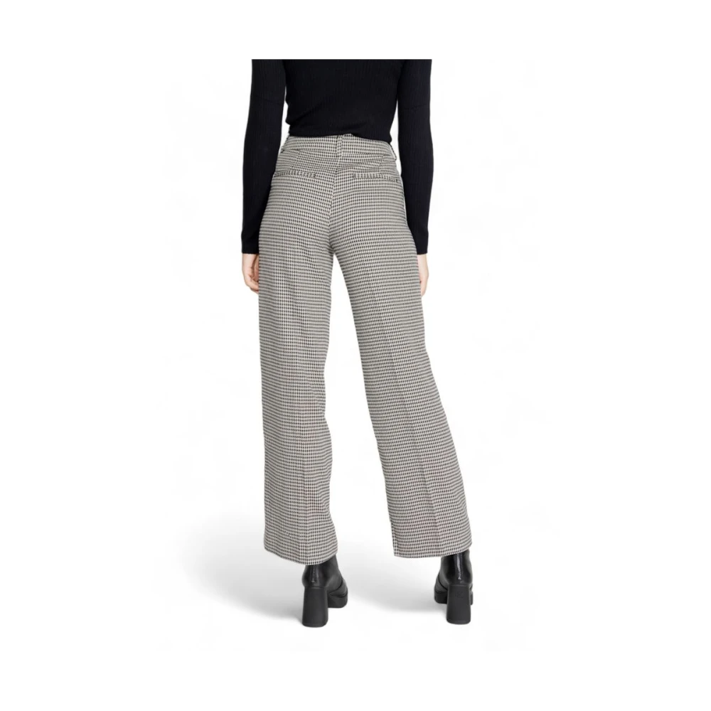 Only Zwarte Polyester Jeans & Broek Black Dames
