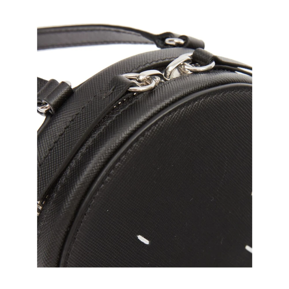 Maison Margiela Zwarte leren crossbody tas Black Dames