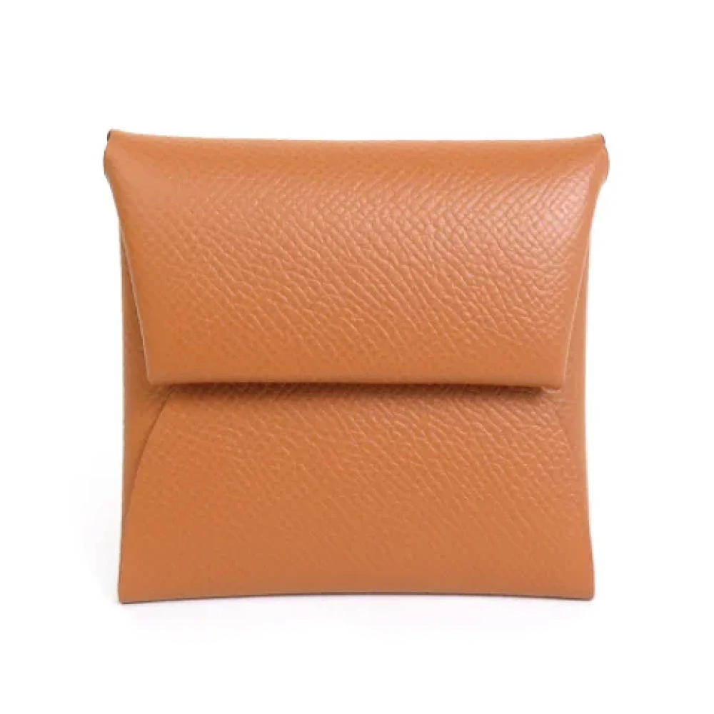 Hermès Vintage Pre-owned Fabric wallets Brown Dames
