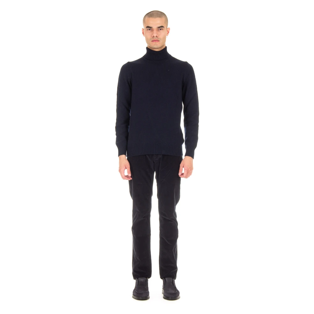 Gran Sasso Turtlenecks Blue Heren