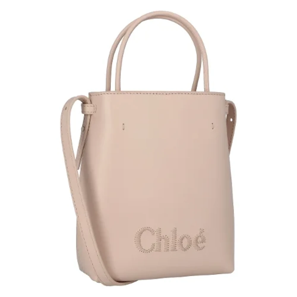 Chloé Leather shoulder-bags Beige Dames