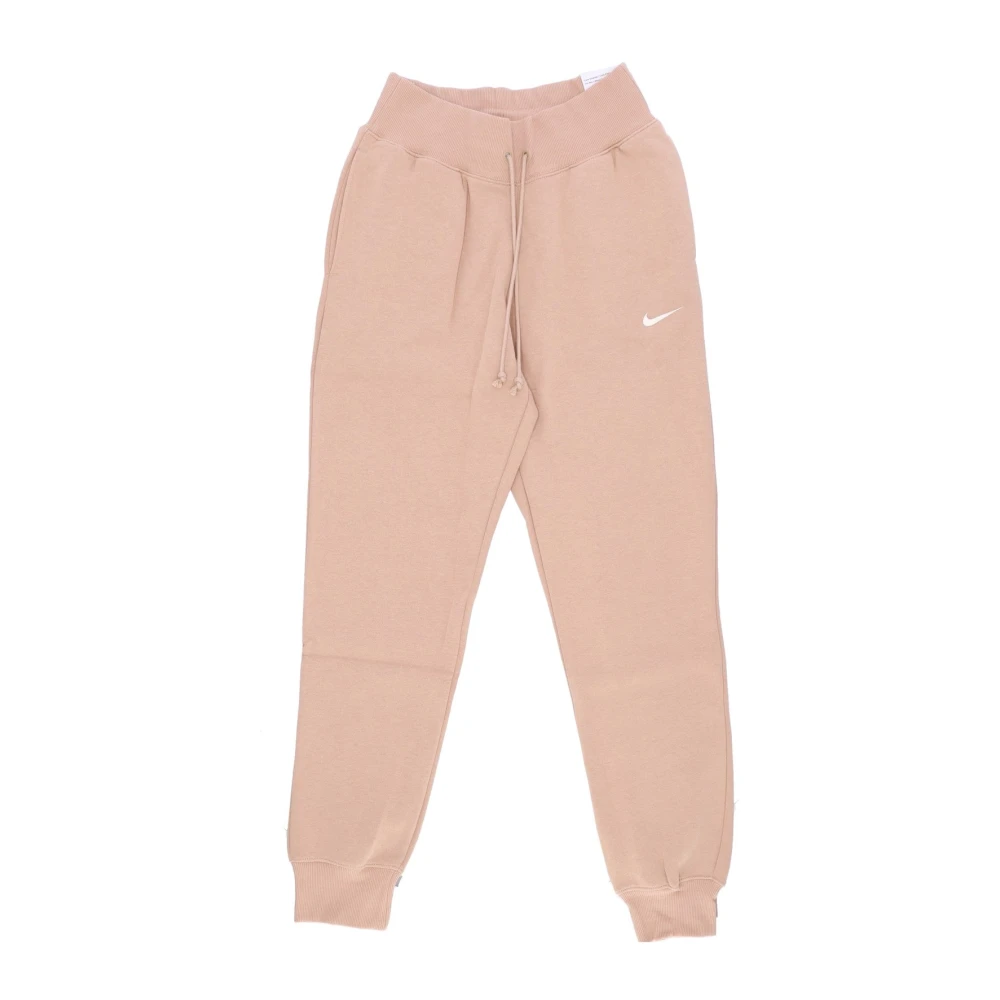 Nike Women's Pink Training Trousers & Tights, L, High-Waisted Fleece Joggers