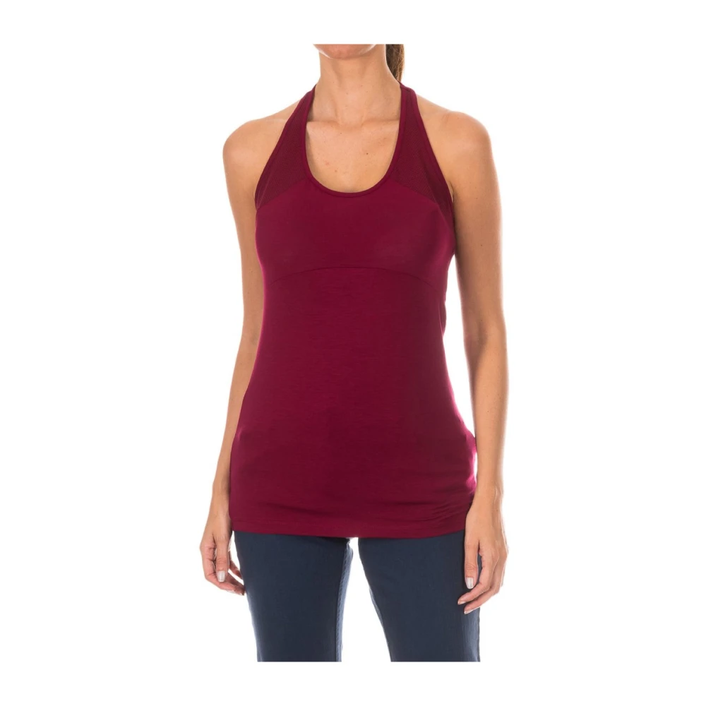 Tommy Hilfiger Women's Red Sleeveless Technical Top With Racerback - Sleeveless Tops - Xs - Tops