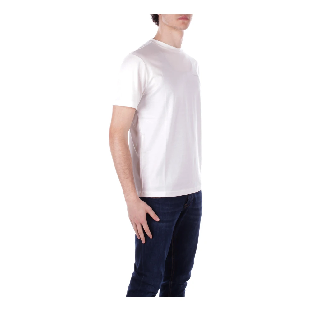 John Richmond Logo Front T-shirts en Polo's Beige White Heren