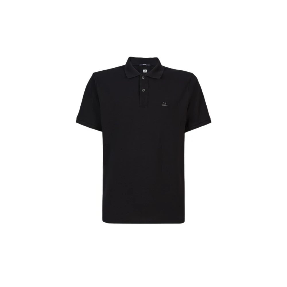 C.P. Company Stijlvolle Regular Fit Polo Shirt Black Heren