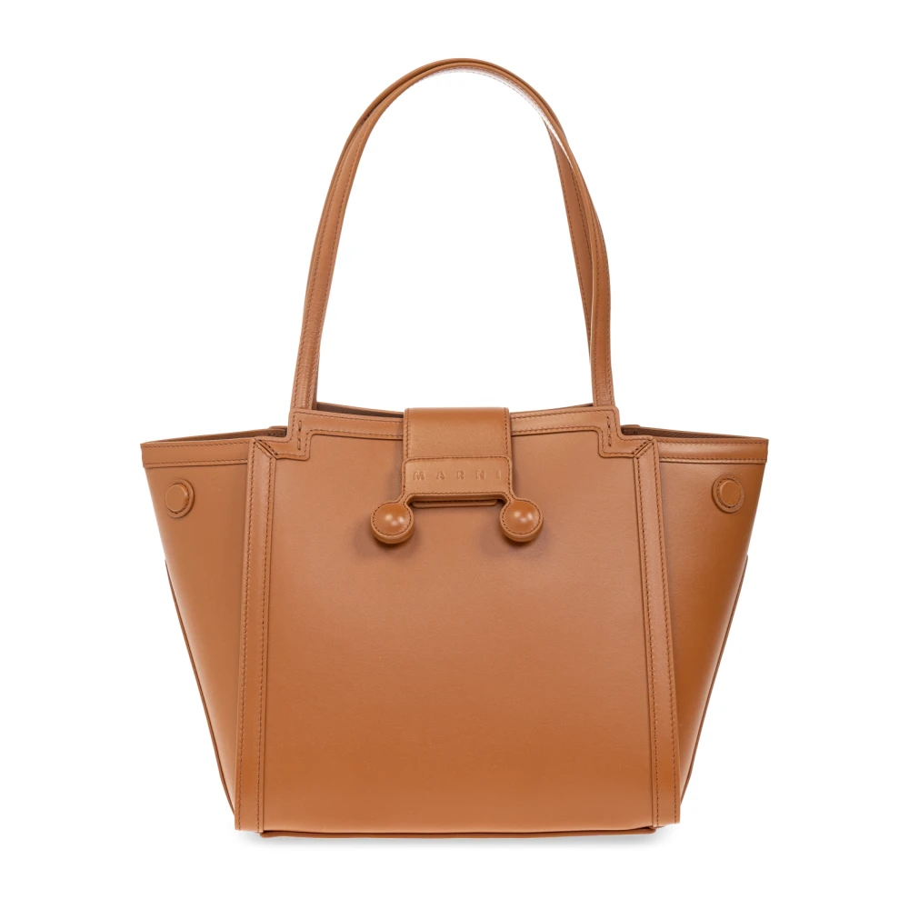 Marni - Bags > Tote Bags - Brown - Marni - Modalova
