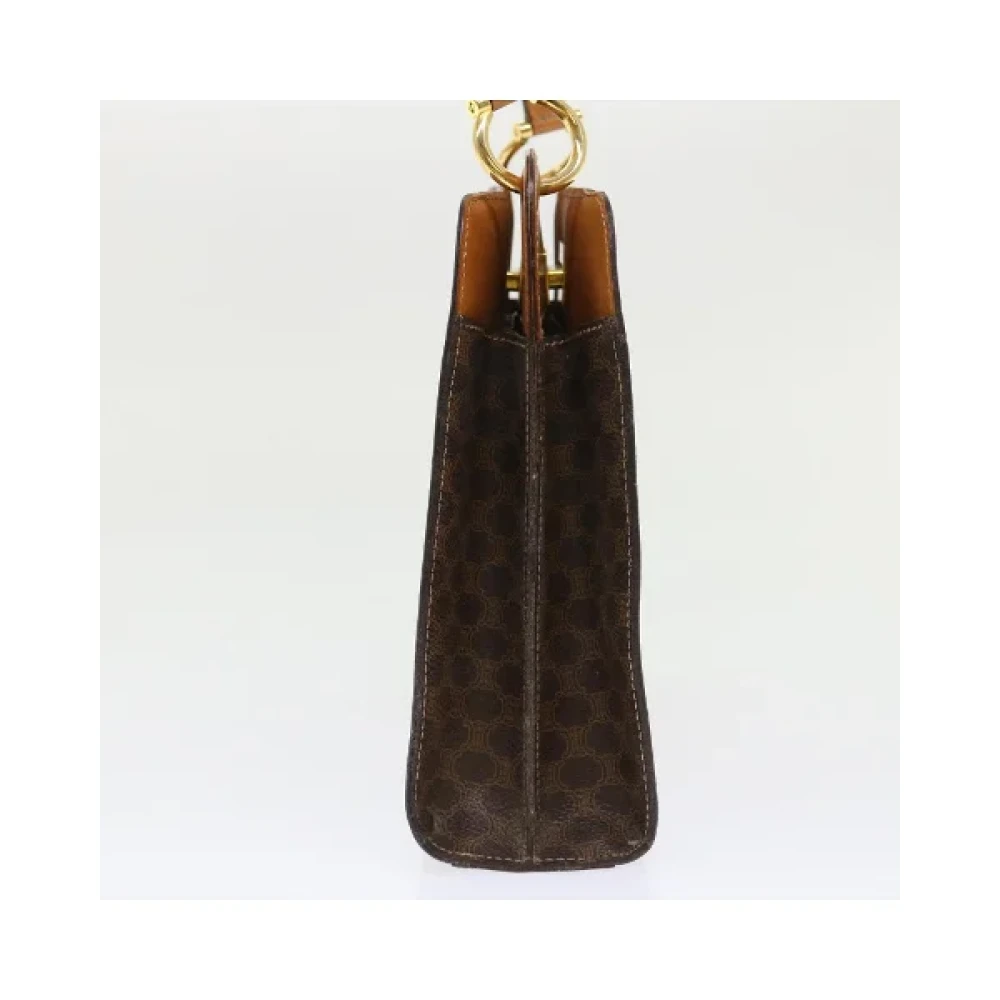 Celine Vintage Pre-owned Leather handbags Brown Dames