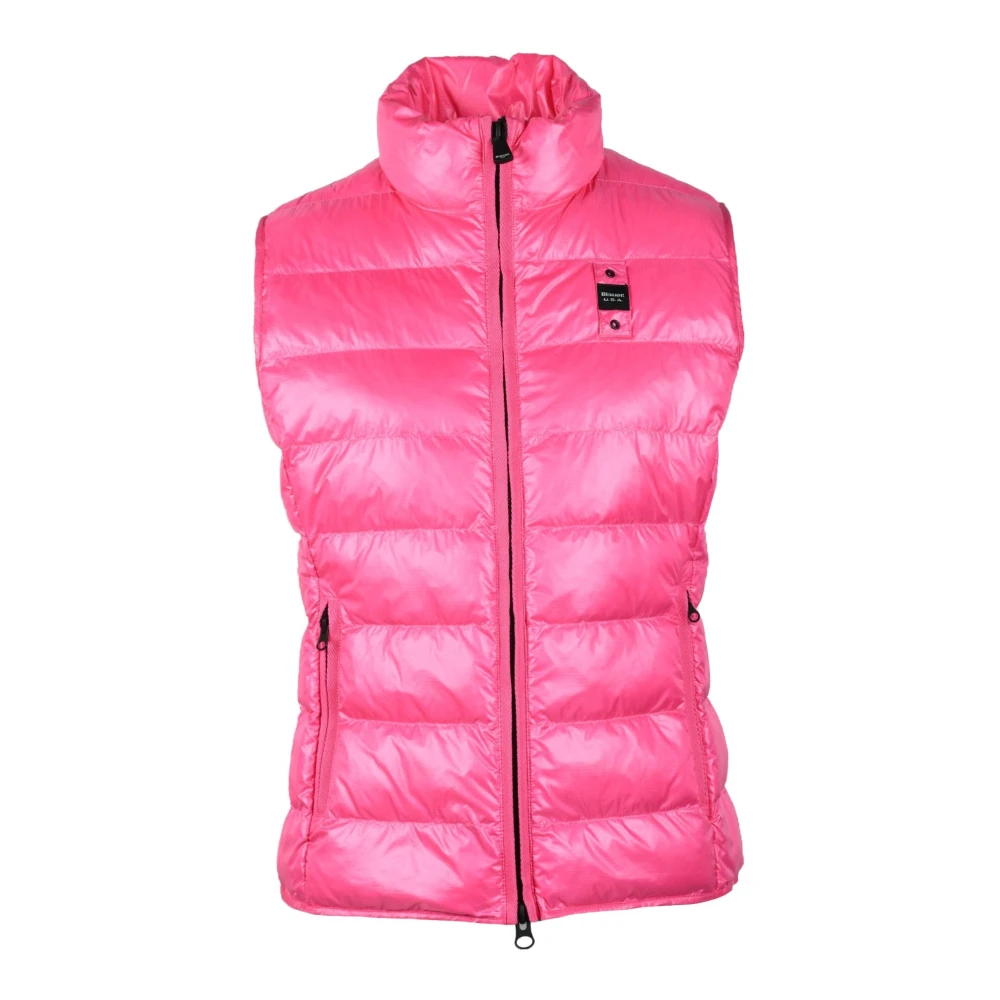 Blauer Puffer Vest 100% Polyamide Pink Dames