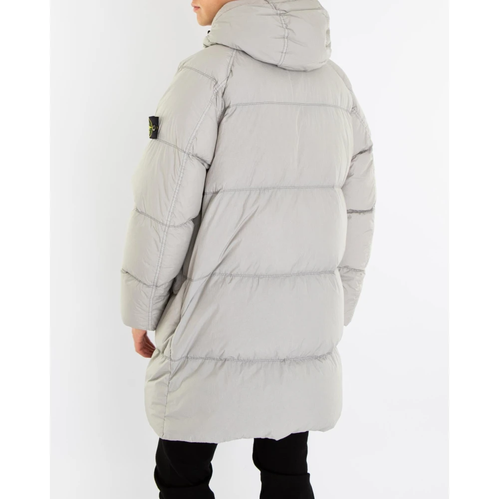 Stone Island Real Down Blouson Jacket Gray Heren