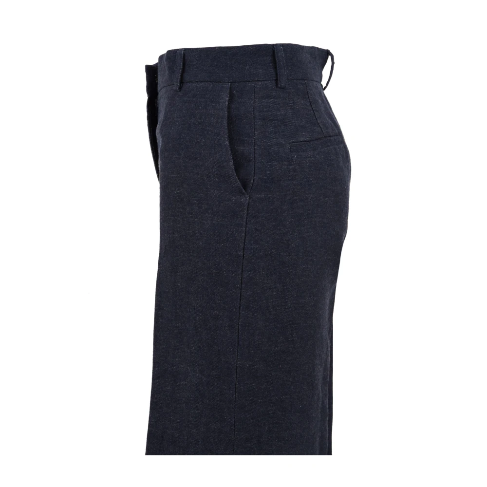 Douuod Woman Blauwe Broek Bianca Model Dd16 03 Blue Dames