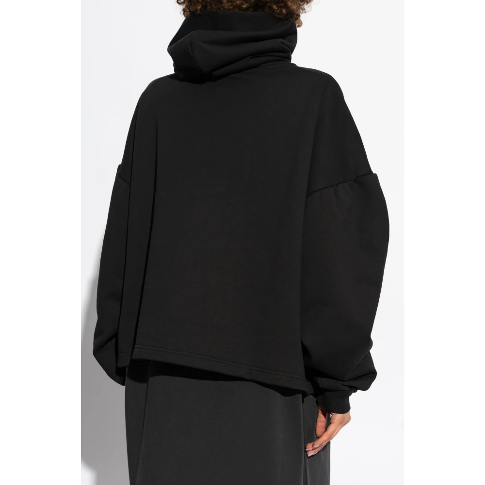Balenciaga Hoodie met Logo Black Dames