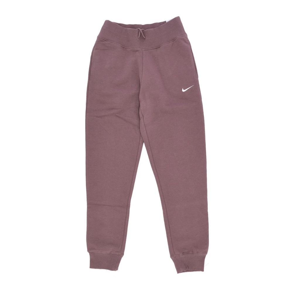 Nike Women's Purple Training Trousers & Tights, M, High-Waisted Fleece Joggers