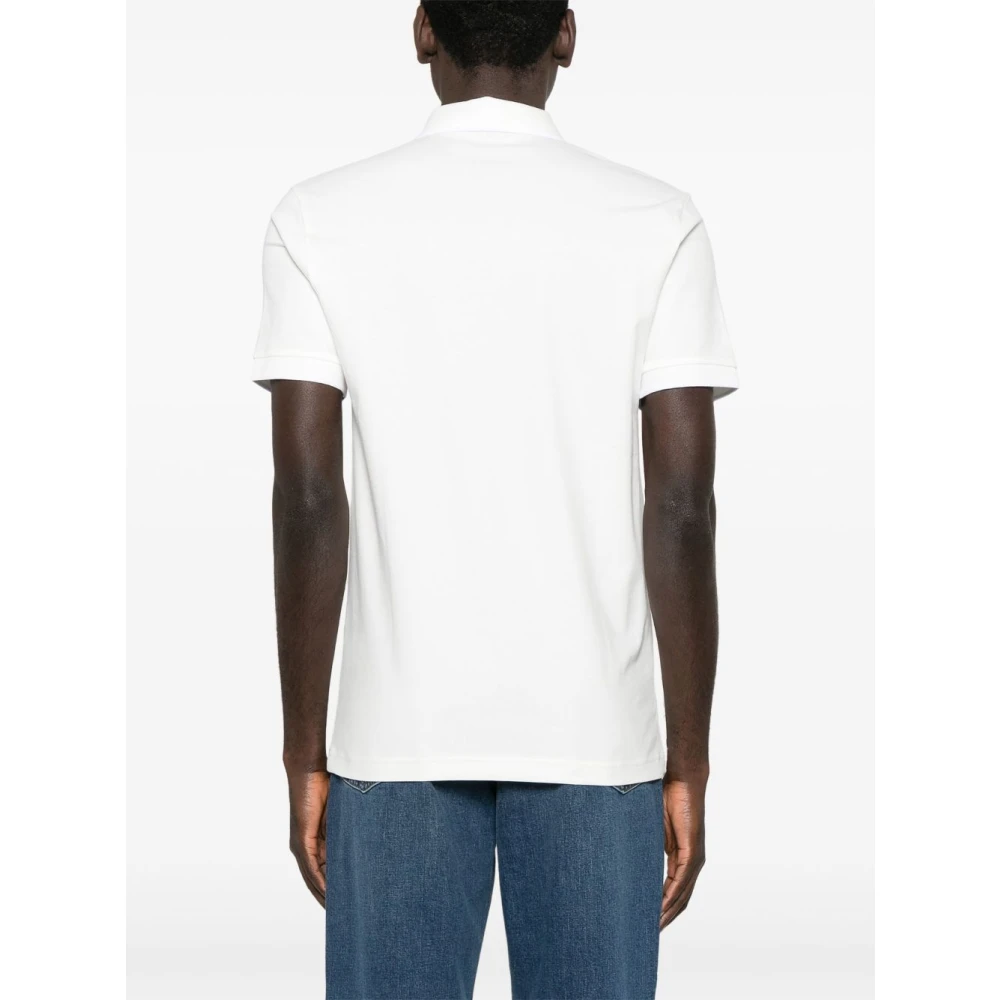 Hugo Boss Witte T-shirts en Polos met bordino White Heren