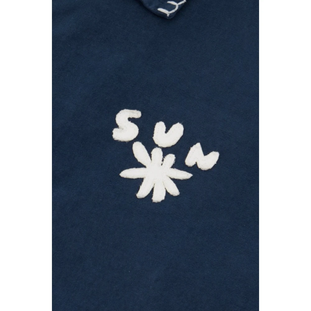 Maison Labiche Palm Style Lemonnier Shirt Blue Heren