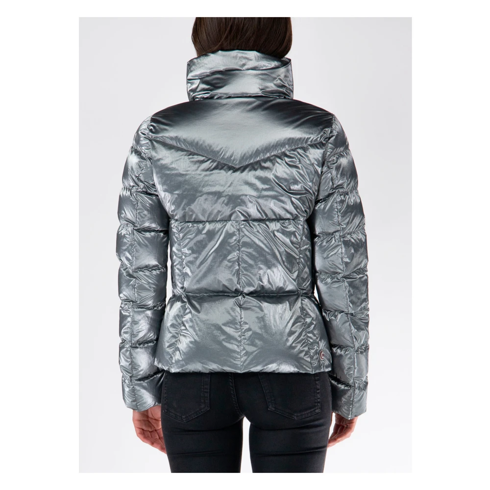 Colmar Zilveren Winter Donsjas Ritssluiting Gray Dames