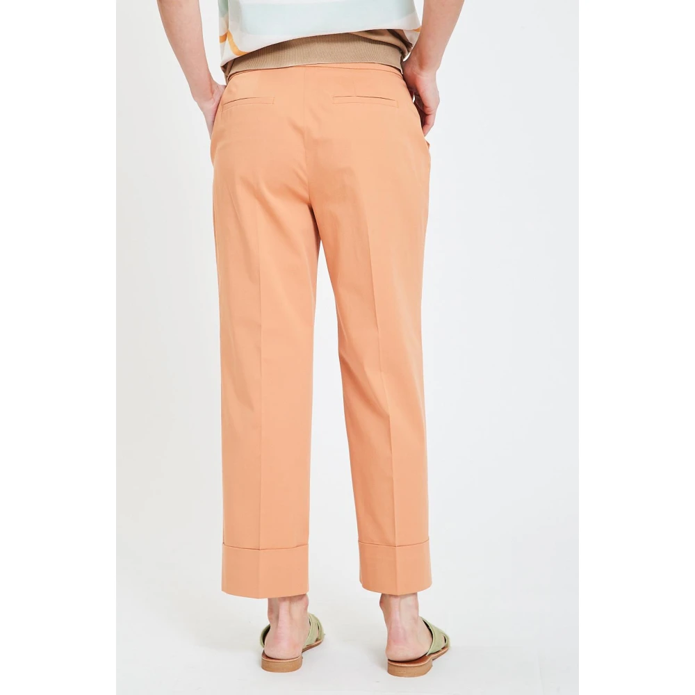 Via Masini 80 Stijlvolle Herenbroek Orange Dames