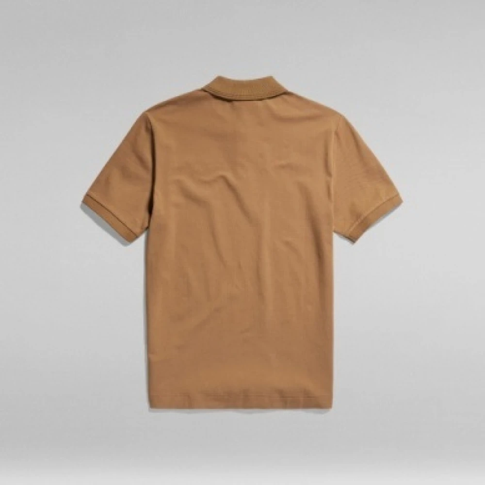 G-Star Polo- GS Dunda Slim FIT S S Brown Heren