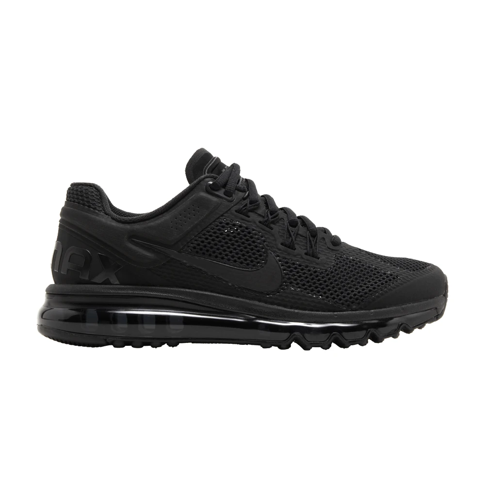 Nike Black Running Shoes, Male, 2 1/2 Uk, Air Max 2013 Triple Shoes