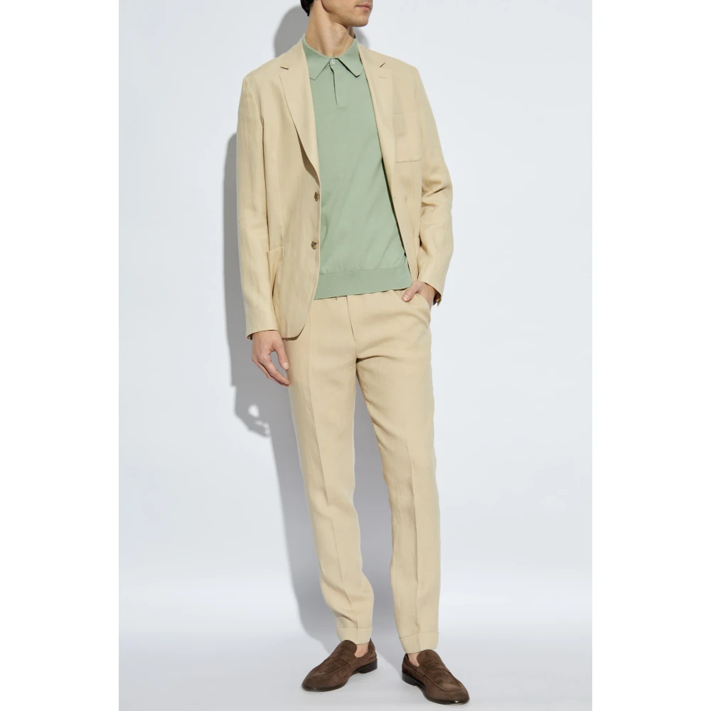 Paul Smith Katoenen polo Green Heren