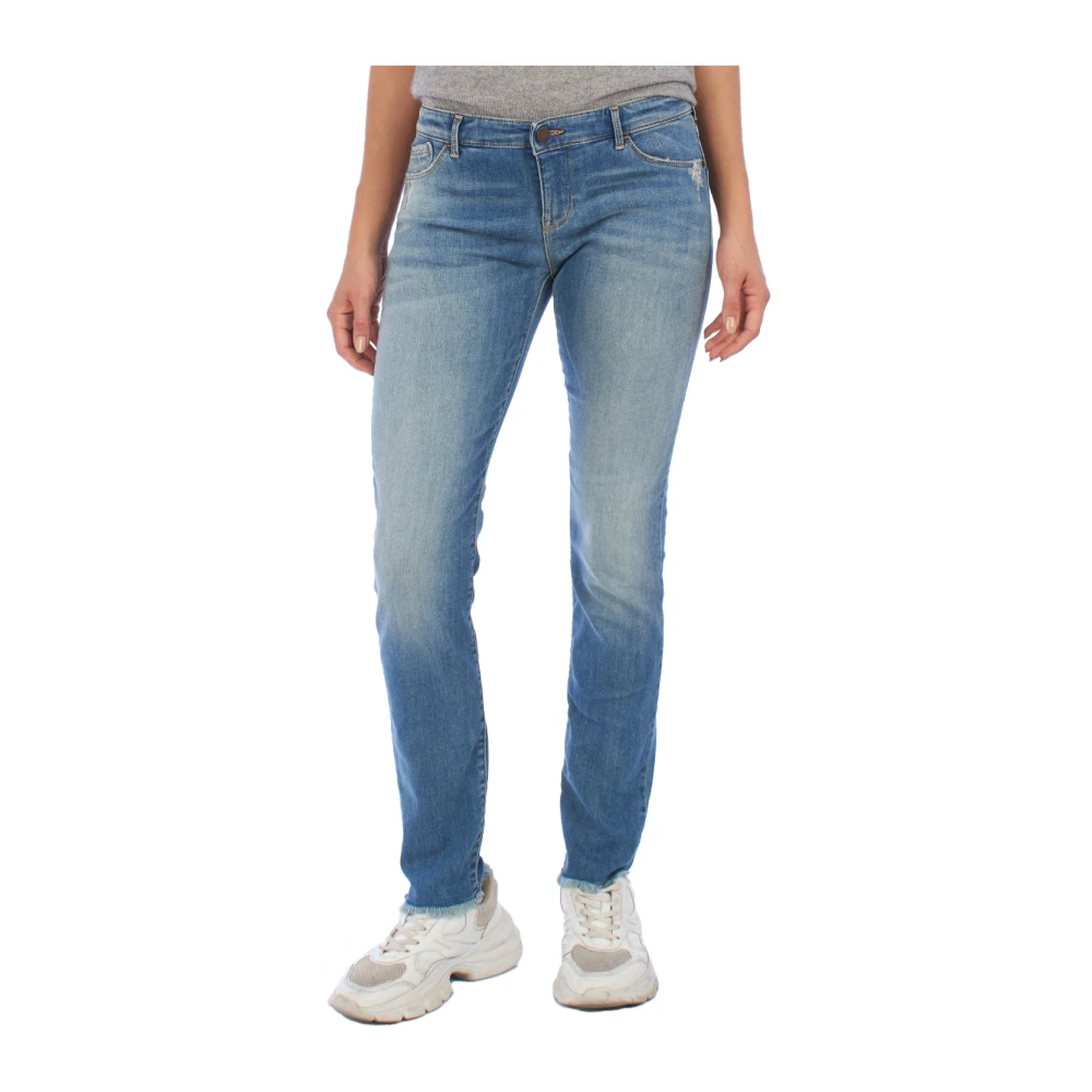 Emporio Armani Femme Bleu Jeans, Taille: W25 Jean Skinny Push-Up