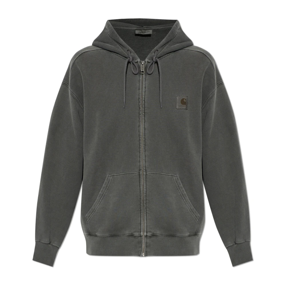 Carhartt Wip Men's Gray Nelson Hoodie - Zip-Throughs - L - Sweatshirts & Hoodies