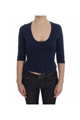 blue-zipup-blouse-elegant-design