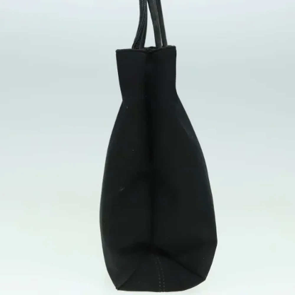 Burberry Vintage Pre-owned Canvas handbags Black Dames